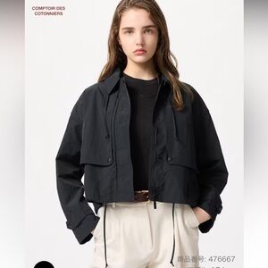 Comptoir des Cotonniers Uniqlo Collab Black Women's Jacket (Japan exclusive) Sml